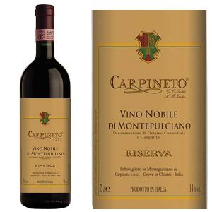 Rượu Vang Carpineto Vino Nobile Di Montepulciano Riserva Nhãn